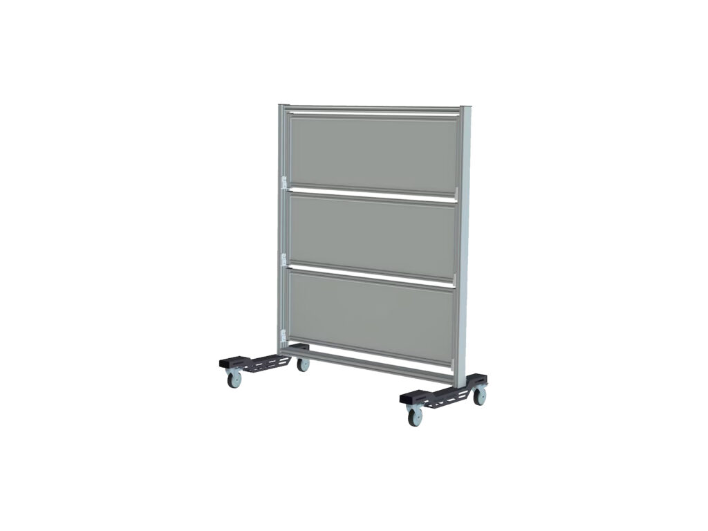 CLIP-O-FLEX® Transportwagen mit klappbaren Ebenen